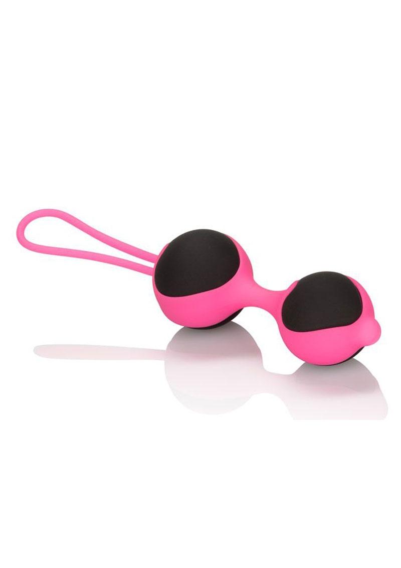 Cocolicious Silicone Trainer Kegel Balls - Black/Pink