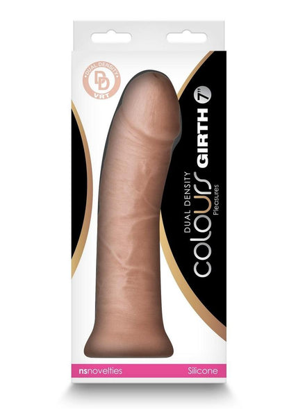 Colours Dual Density Girth Silicone Dildo