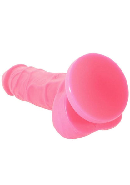 Colours Pleasures Silicone Vibrating Dildo with Balls