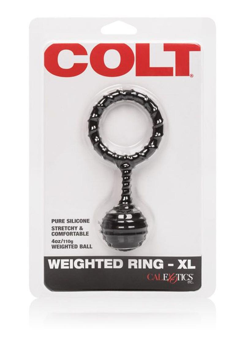 Colt Weighted Ring XL Silicone - Black - XLarge