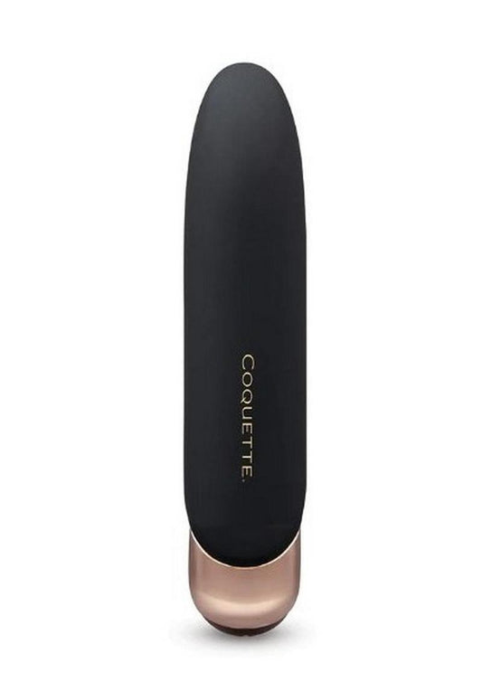 Coquette The Bebe Rechargeable Silicone Bullet - Black/Gold