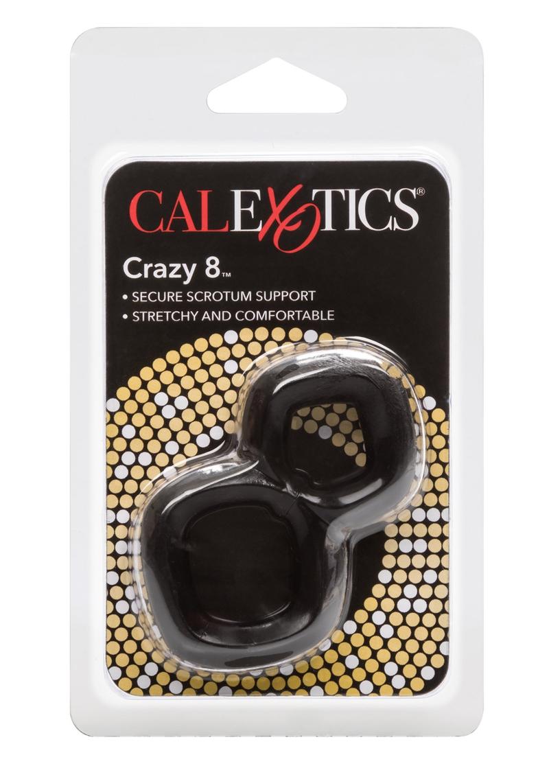 Crazy 8 Cock Ring - Black