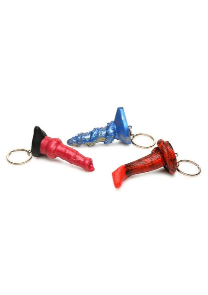 Creature Cocks King Cobra, Hell-Hound and Lord Kraken Keychain Set (3 Piece) - Assorted