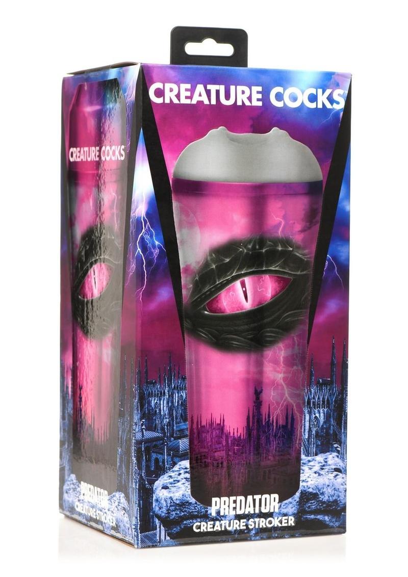 Creature Cocks Predator Creature Stroker - Black/Gray/Grey