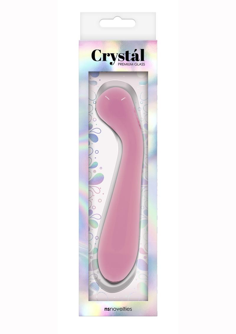 Crystal Premium Glass G-Spot Wand - Pink