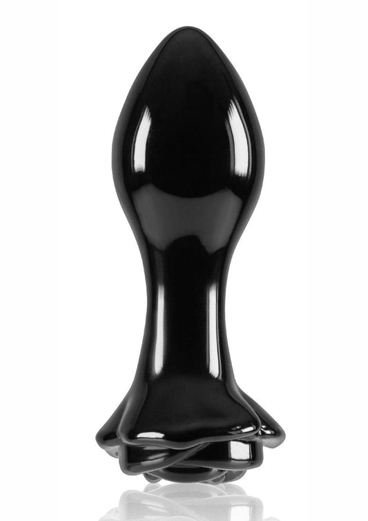 Crystal Premium Glass Rose Probe - Black