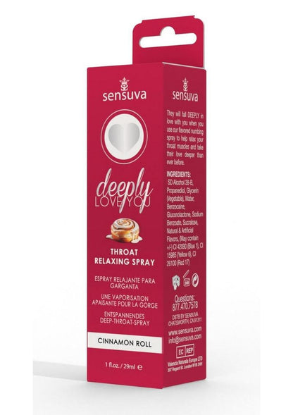 Deeply Love You Throat Relaxing Spray Cinnamon Roll - 1oz