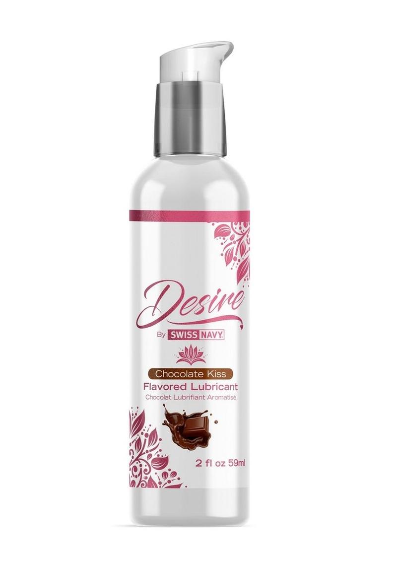 Desire Chocolate Kiss Flavored Lubricant - 2oz