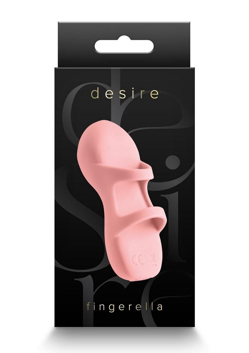 Desire Fingerella Rechargeable Silicone Finger Massager - Pink