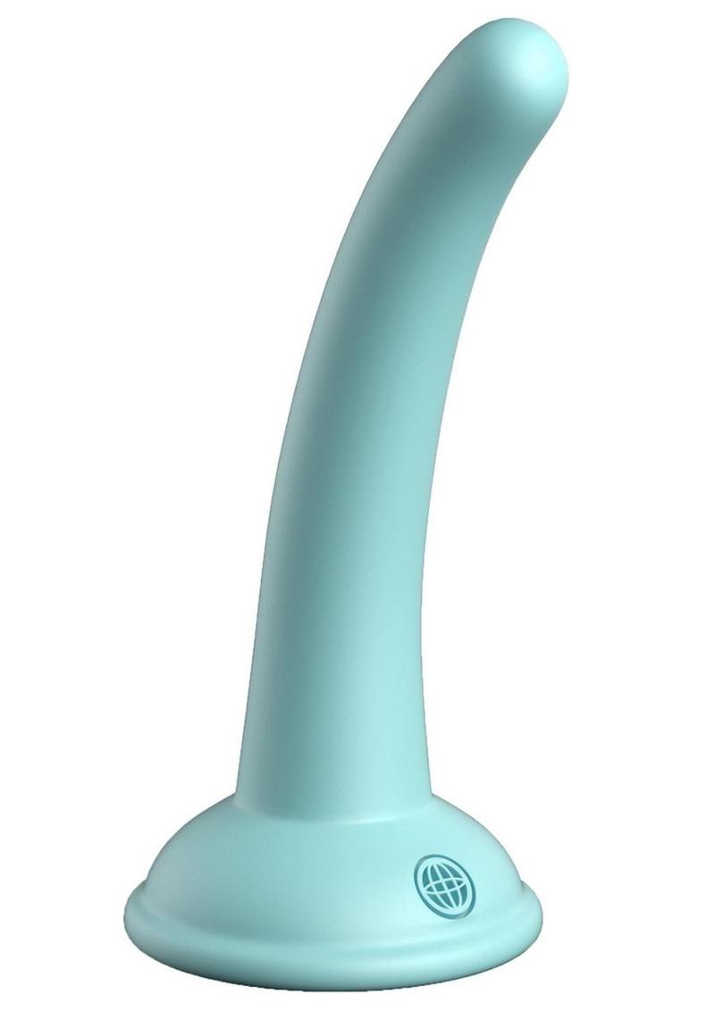 Dillio Platinum Curious Five Silicone Dildo - Teal - 5in