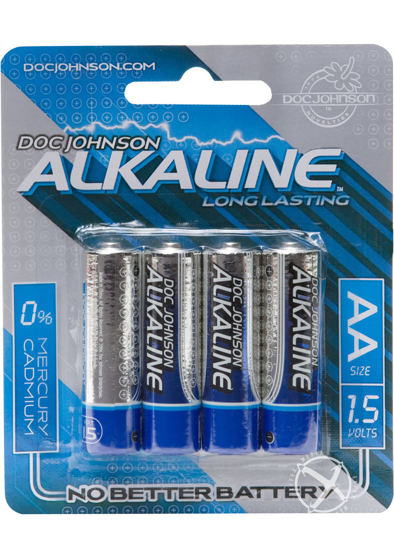 Doc Johnson Alkaline Batteries AA - 4 Pack