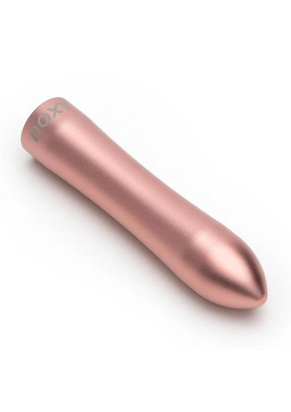 Doxy Bullet Rechargeable Aluminum Vibrator - Gold/Pink