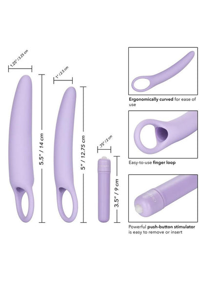 Dr. Laura Berman Isabelle Set Of 2 Vibrating Silicone Dilators