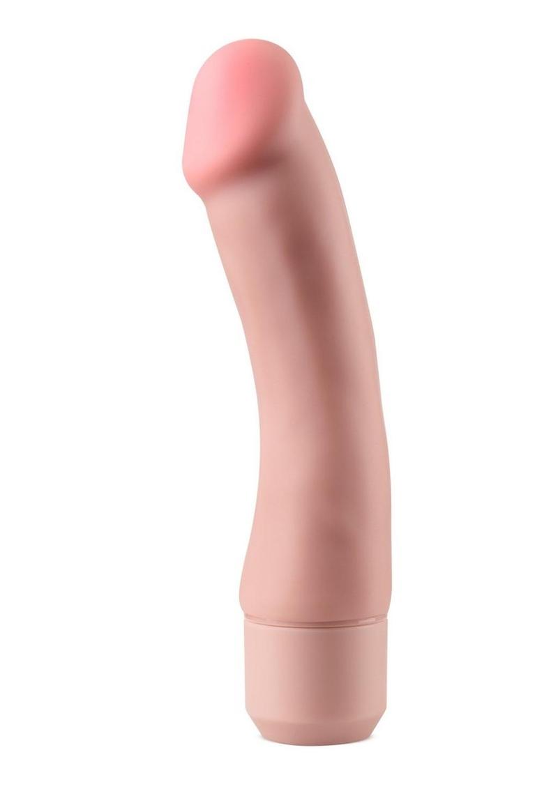 Dr. Skin Silicone Dr. Steve Vibrating Dildo - Vanilla - 7in