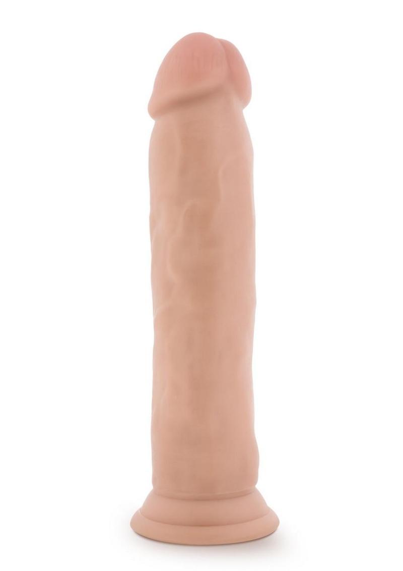 Dr. Skin Plus Thick Posable Dildo with Suction Cup - Vanilla - 9in