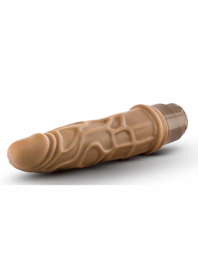 Dr. Skin Cock Vibe 3 Vibrating Dildo - Caramel - 7.25in