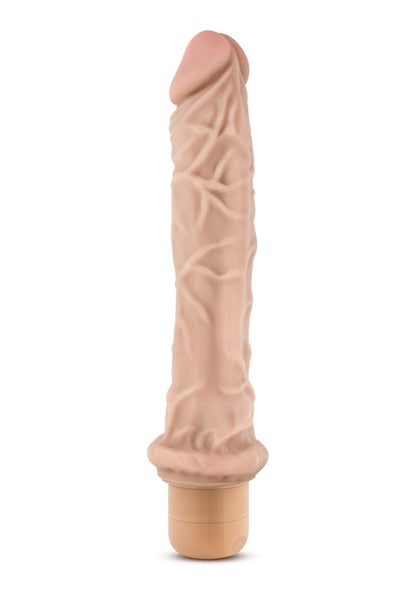 Dr. Skin Cock Vibe 8 Vibrating Dildo - Vanilla - 9.75in