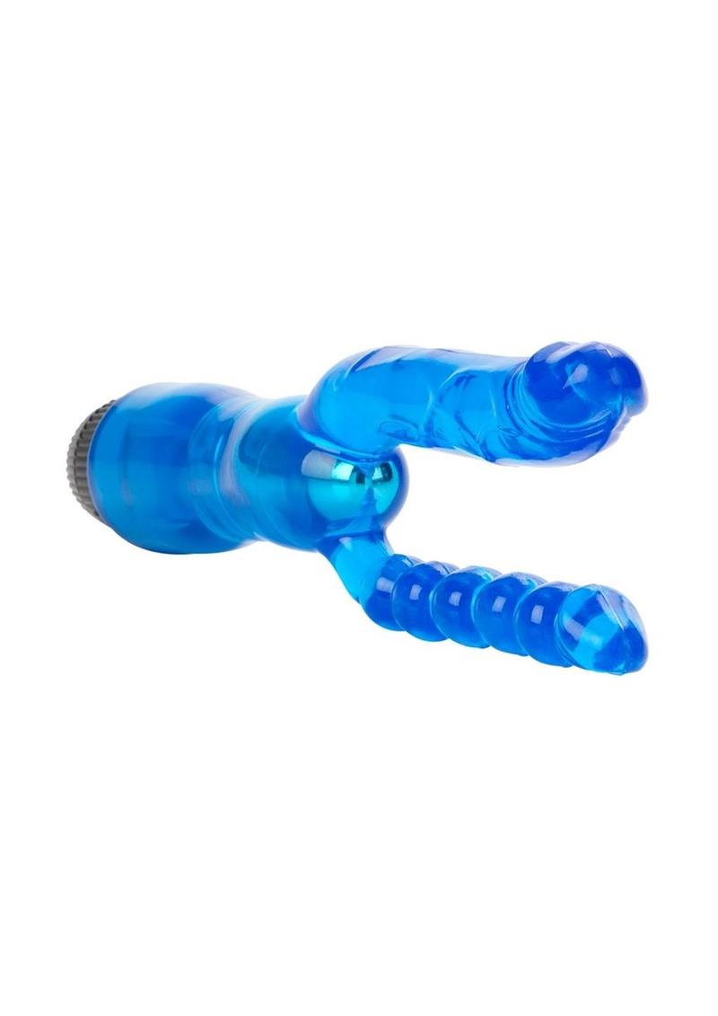 Dual Penetrator Vibrator with Anal Beads