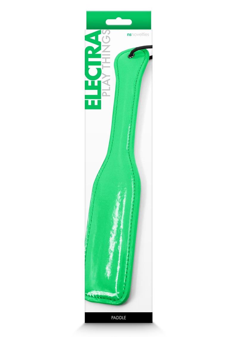 Electra Play Things Pu Leather Paddle - Green