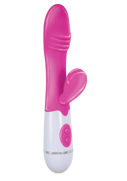 Energize Her Pleasure Rabbit Massager Dual Motors Silicone Vibrator - Pink