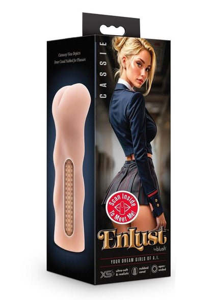 Enlust Cassie Dual End Stroker - Anal - Vanilla