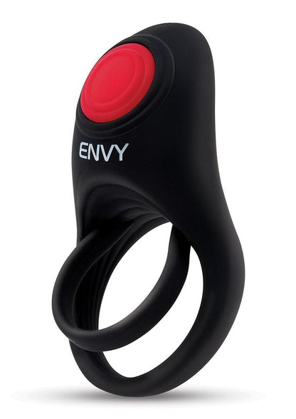 Envy Toys Bullseye Remote Vibrating Rechargeable Silicone Dual Stamina Ring