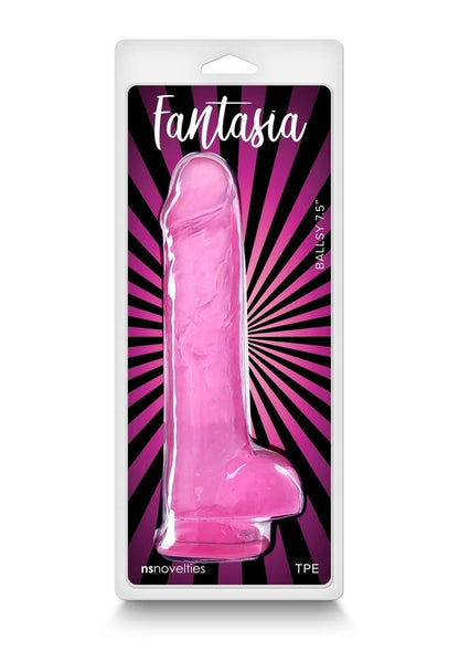 Fantasia Ballsy Dildo - Pink - 4.5in