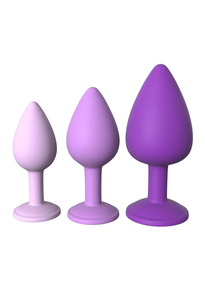 Fantasy For Her Her Little Gems Trainer Set Anal Kit 3 Training Size Plugs Waterproof Silicone