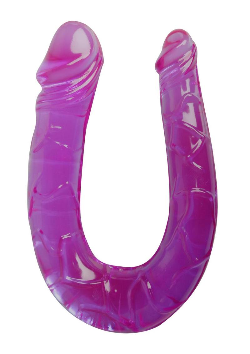 Fetish Fantasy Series Lucky Lady Dual Stimulator Dildo - Purple - 12in