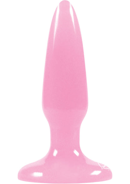 Firefly Pleasure Plug Butt Plug - Glow In The Dark/Pink