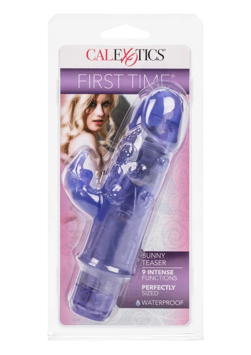 First Time Bunny Teaser Vibrator Waterproof - Purple