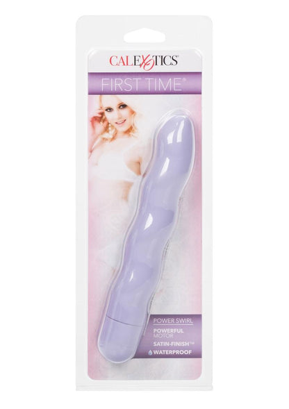 First Time Power Swirl Vibrator - Purple