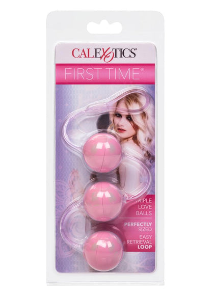 First Time Triple Lover Kegel Balls - Pink