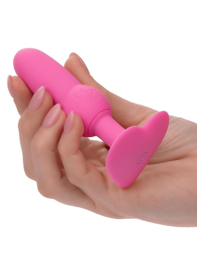 First Time Vibrating Beaded Silicone Rechargeable Probe