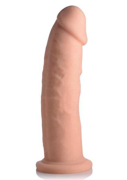 Fleshstixxx Dual Density Silicone Bendable Dong - Vanilla - 9in