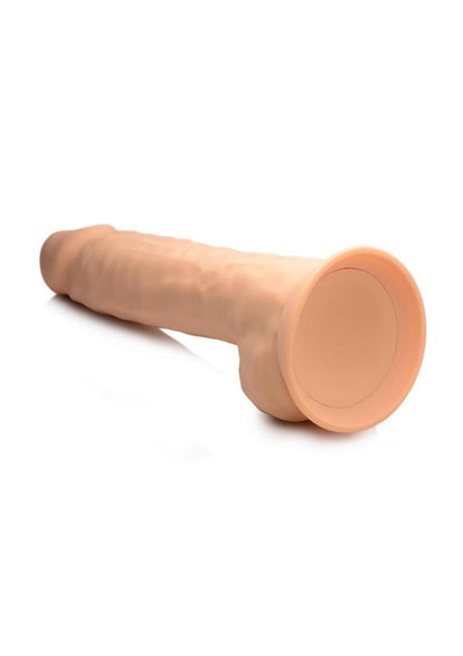 Fleshstixxx Dual Density Silicone Bendable Dong with Balls