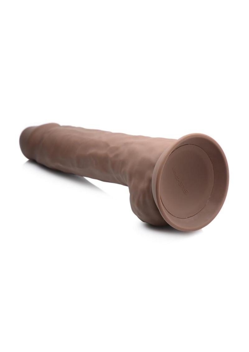 Fleshstixxx Dual Density Silicone Bendable Dong with Balls