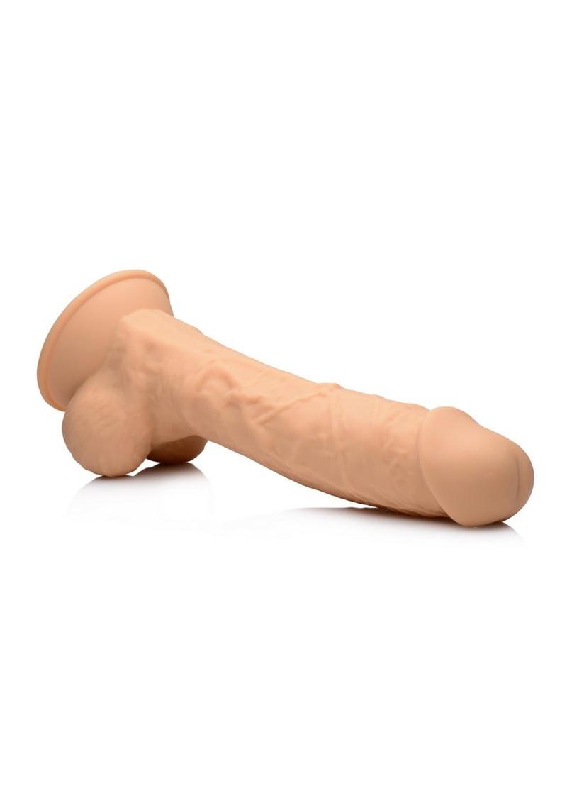 Fleshstixxx Dual Density Silicone Bendable Dong with Balls