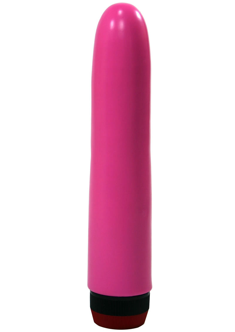 Flexible Plaything 7 Inch Vibrator - Pink