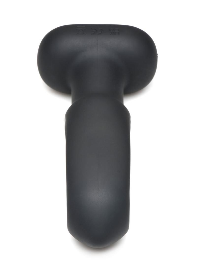 Flickers Bum Flick Flicking and Vibrating Rechargeable Silicone Butt Plug with Remote