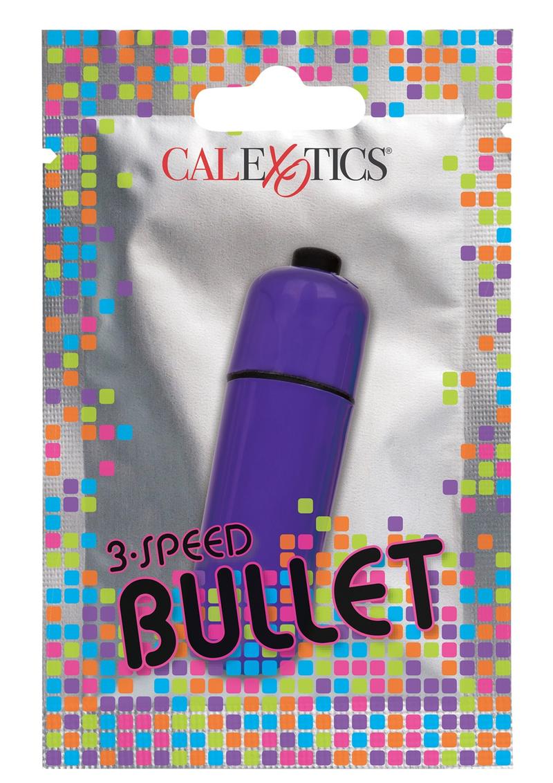 Foil Pack 3-Speed Bullet Vibrator - Purple