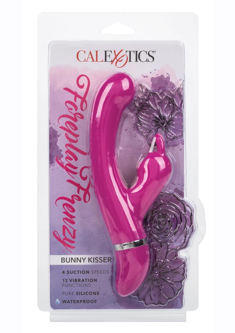 Foreplay Frenzy Bunny Kisser Silicone Rabbit Vibrator - Purple