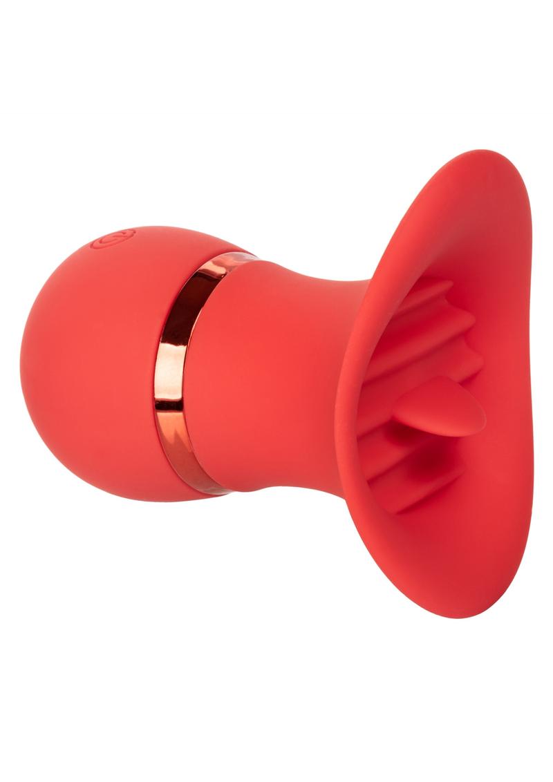 French Kiss Charmer Silicone Clitoral Stimulator - Red