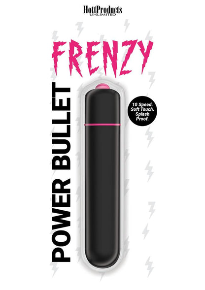 Frenzy Silicone Bullet - Black