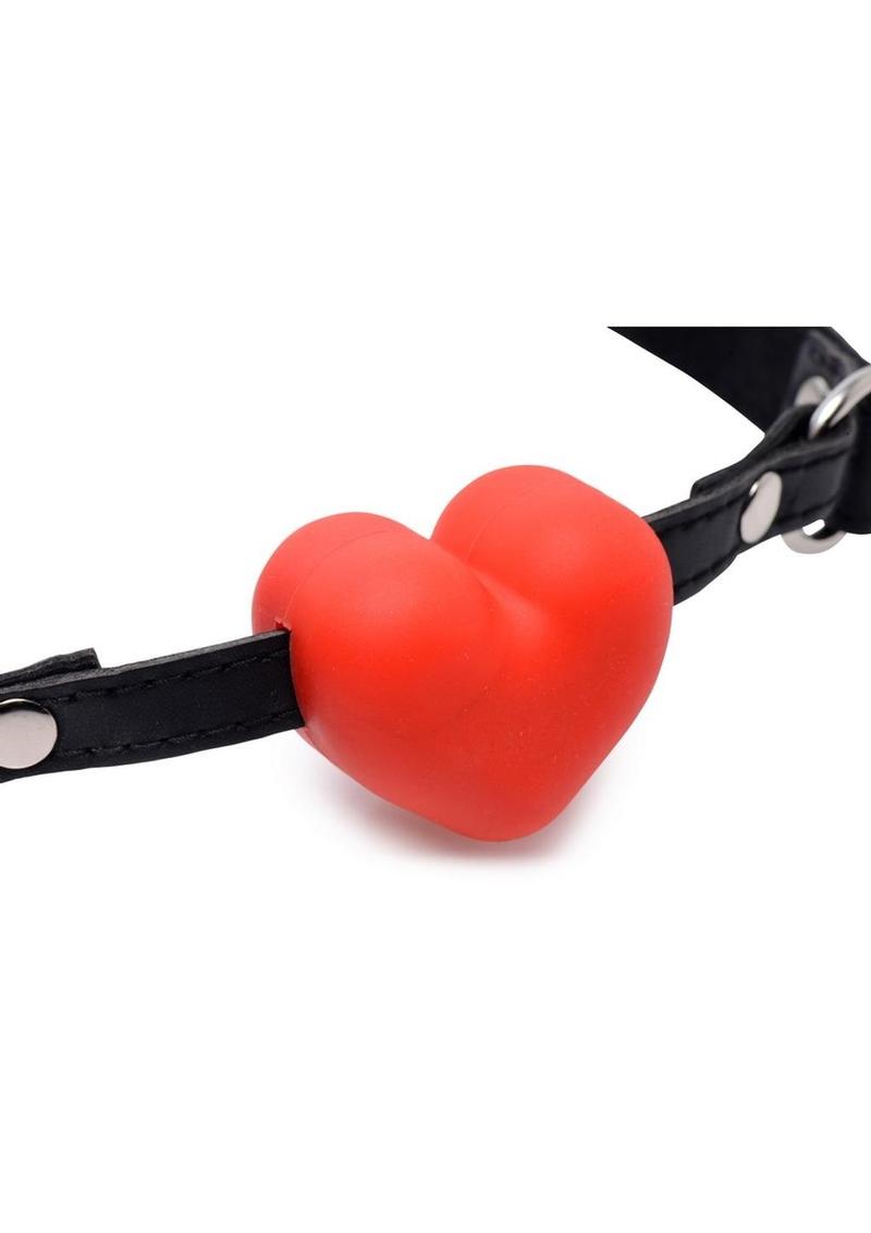 Frisky Heart Beat Silicone Heart Shaped Mouth Gag