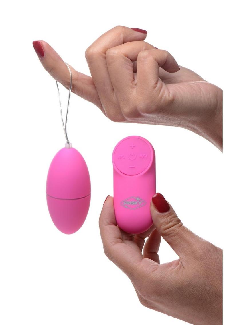 Frisky Scrambler 28x Rechargeable Vibrating Egg with Remote Control