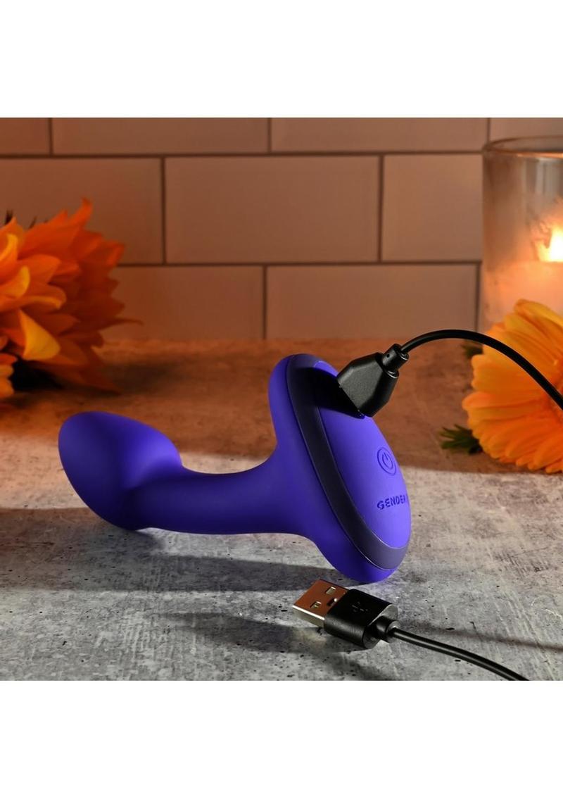 Gender X Anybody's Plug Rechargeable Silicone Vibrating Butt Plug