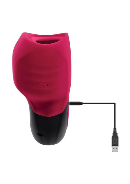 Gender X Body Kisses Rechargeable Silicone Vibrating Suction Massager