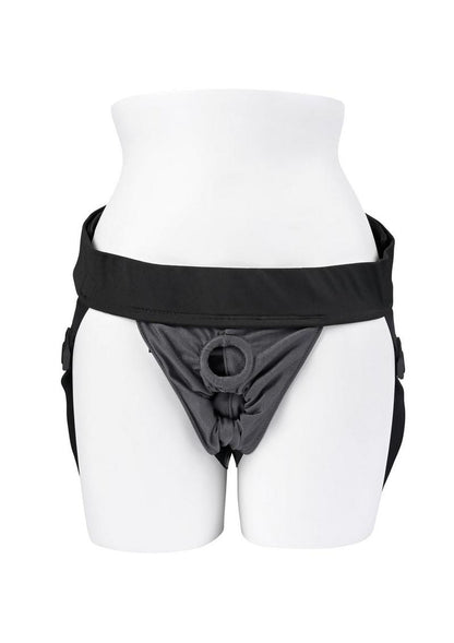 Gender X Double Rider Harness with Vibrating Ring