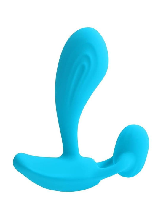 Gender X Wear Me Out Rechargeable Silicone Panty Vibe with Remote - Blue